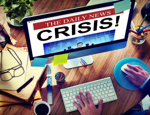 Utilizing dark sites during a crisis